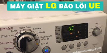 may giat lg bao loi ue